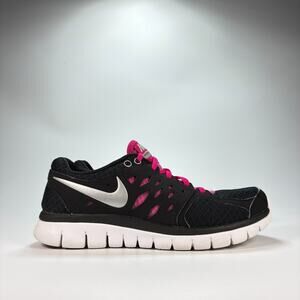 Nike Flex 2013 Run Black Pink Running Shoes Sneakers 580440-003 Women’s Size 9